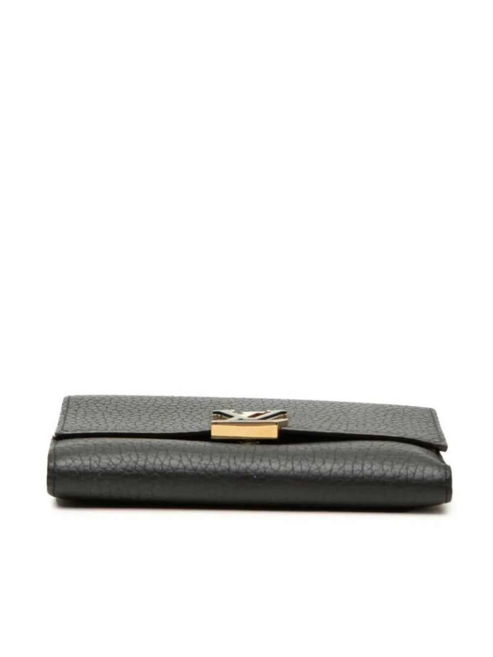 Louis Vuitton Portefeuille Capucines Compact Trifold Wallet Noir Black